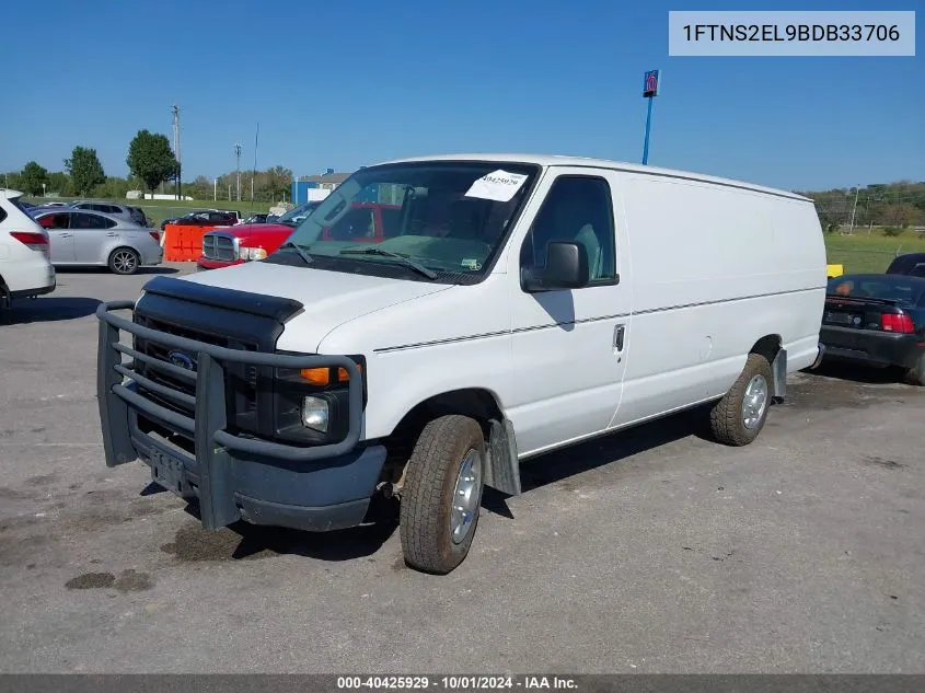 2011 Ford E-250 Commercial VIN: 1FTNS2EL9BDB33706 Lot: 40425929