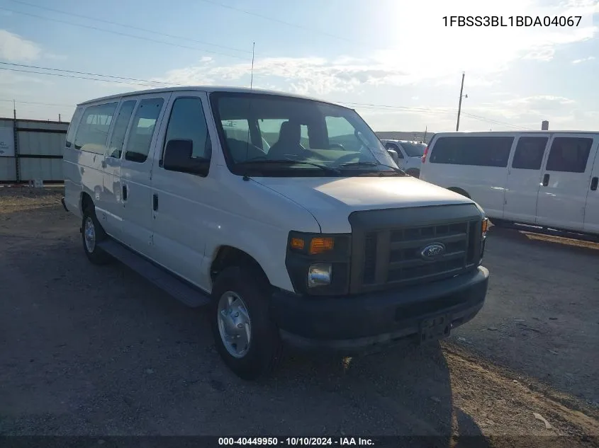 2011 Ford E-350 Super Duty Xl VIN: 1FBSS3BL1BDA04067 Lot: 40449950