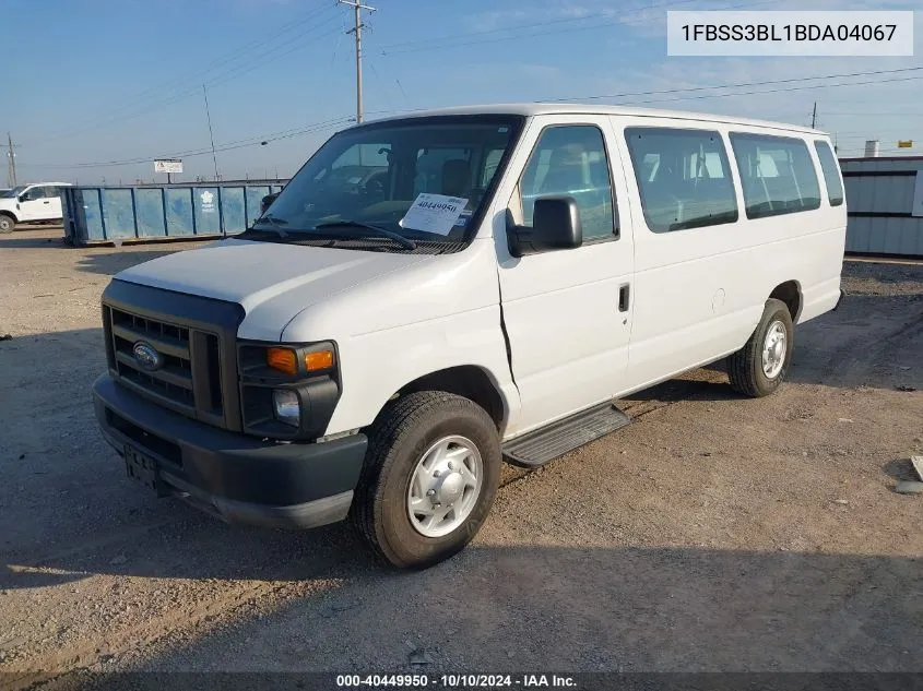 2011 Ford E-350 Super Duty Xl VIN: 1FBSS3BL1BDA04067 Lot: 40449950