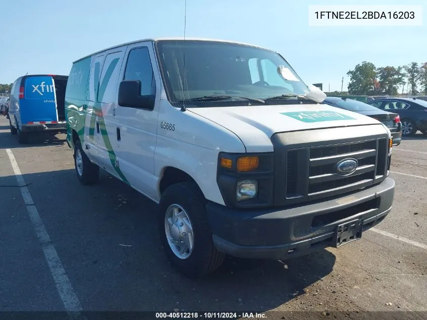 2011 Ford E-250 Commercial VIN: 1FTNE2EL2BDA16203 Lot: 40512218