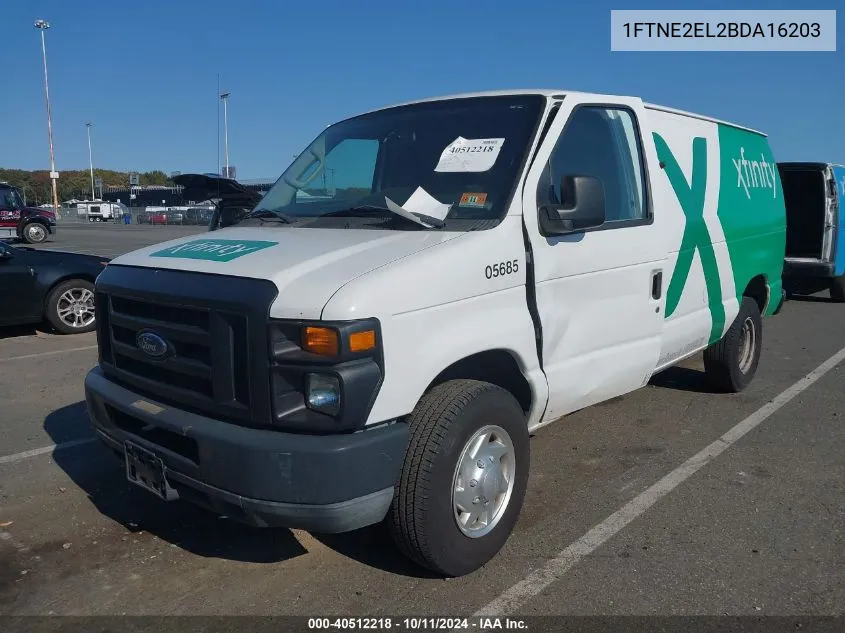 2011 Ford E-250 Commercial VIN: 1FTNE2EL2BDA16203 Lot: 40512218