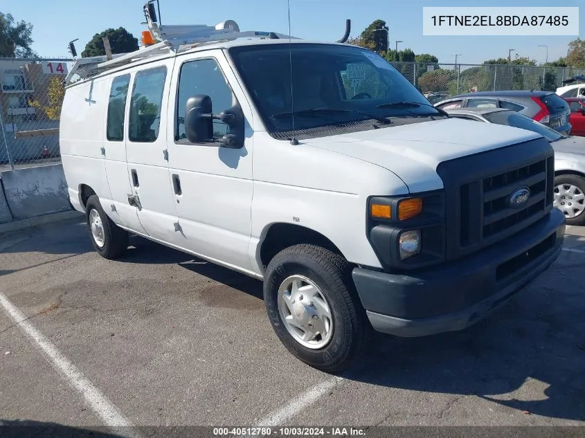 2011 Ford E-250 Commercial VIN: 1FTNE2EL8BDA87485 Lot: 40512780