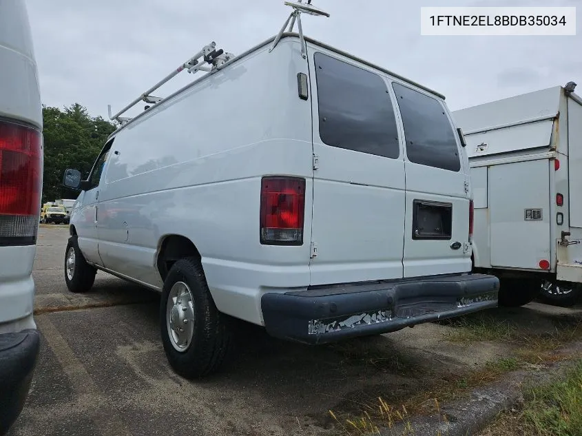 2011 Ford E-250 Commercial VIN: 1FTNE2EL8BDB35034 Lot: 40527787