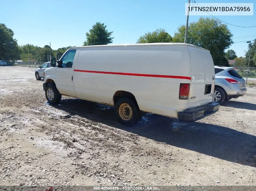 2011 Ford E-250 Commercial VIN: 1FTNS2EW1BDA75956 Lot: 40540459