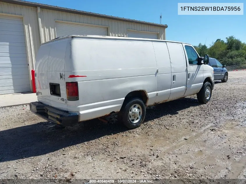 2011 Ford E-250 Commercial VIN: 1FTNS2EW1BDA75956 Lot: 40540459