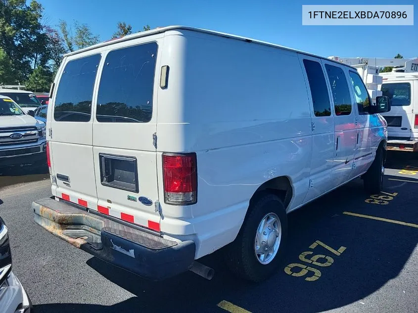 2011 Ford E-250 Commercial VIN: 1FTNE2ELXBDA70896 Lot: 40580930