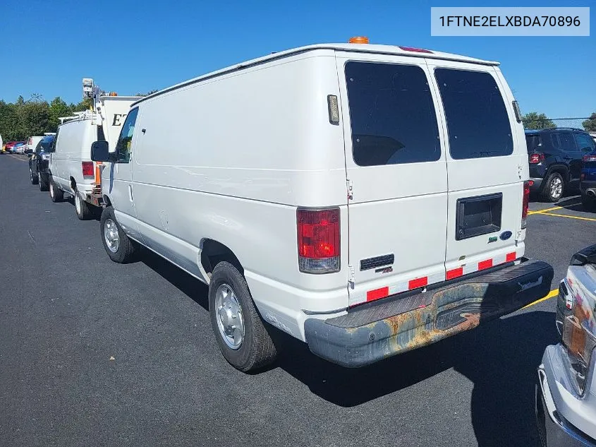 2011 Ford E-250 Commercial VIN: 1FTNE2ELXBDA70896 Lot: 40580930