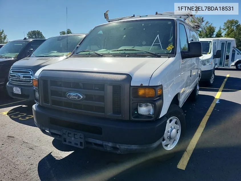 2011 Ford E-250 Commercial VIN: 1FTNE2EL7BDA18531 Lot: 40639091