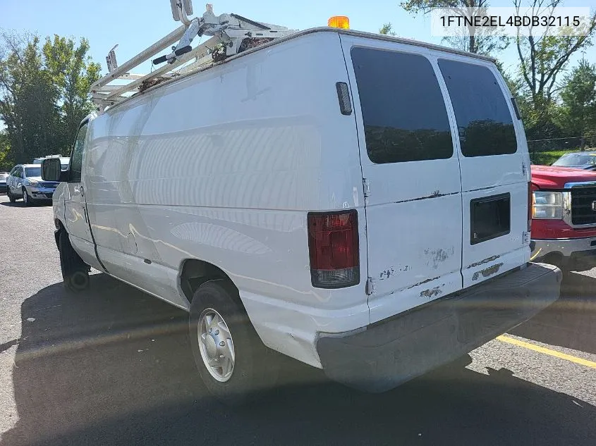 2011 Ford E-250 Commercial VIN: 1FTNE2EL4BDB32115 Lot: 40698237