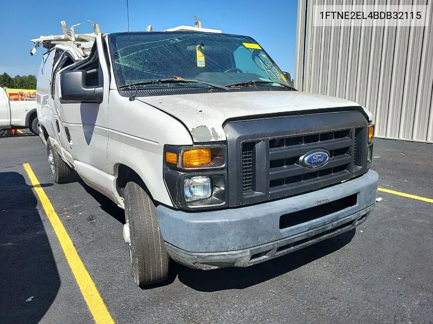 2011 Ford E-250 Commercial VIN: 1FTNE2EL4BDB32115 Lot: 40698237