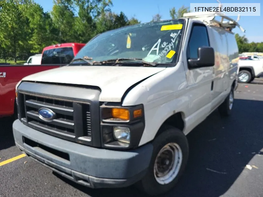 2011 Ford E-250 Commercial VIN: 1FTNE2EL4BDB32115 Lot: 40698237