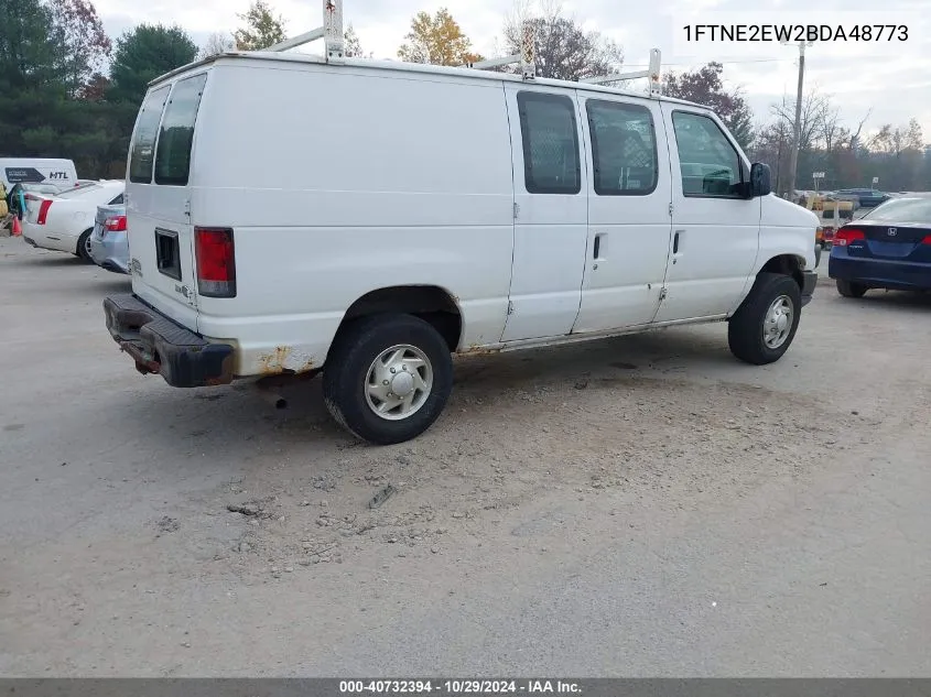 2011 Ford E-250 Commercial VIN: 1FTNE2EW2BDA48773 Lot: 40732394