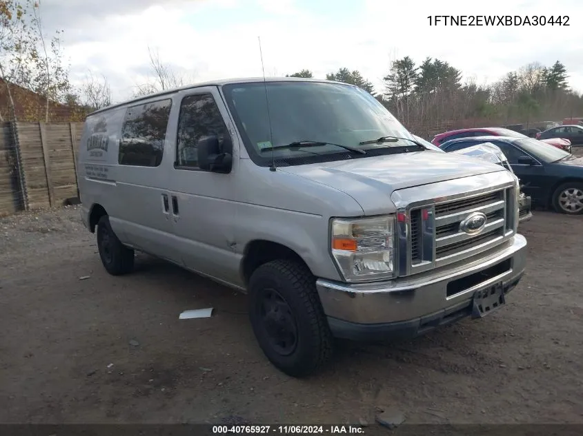 2011 Ford E-250 Commercial VIN: 1FTNE2EWXBDA30442 Lot: 40765927