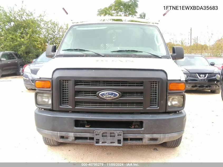 2011 Ford Econoline E150 Van VIN: 1FTNE1EWXBDA35683 Lot: 40795279