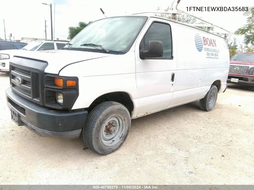 2011 Ford Econoline E150 Van VIN: 1FTNE1EWXBDA35683 Lot: 40795279