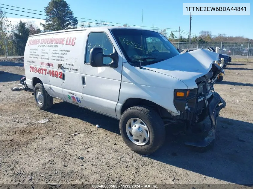 2011 Ford E-250 Commercial VIN: 1FTNE2EW6BDA44841 Lot: 40803565