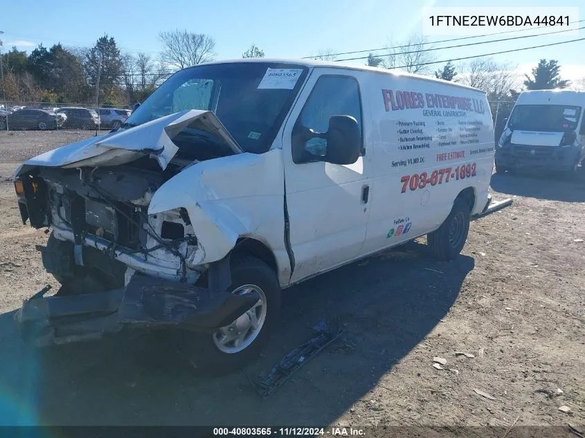 2011 Ford E-250 Commercial VIN: 1FTNE2EW6BDA44841 Lot: 40803565