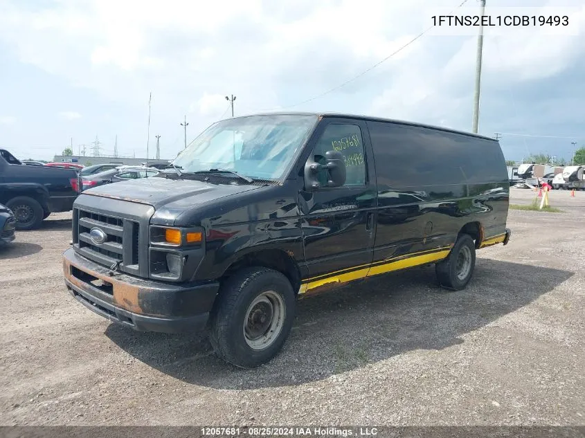 1FTNS2EL1CDB19493 2012 Ford Econoline E250 Van