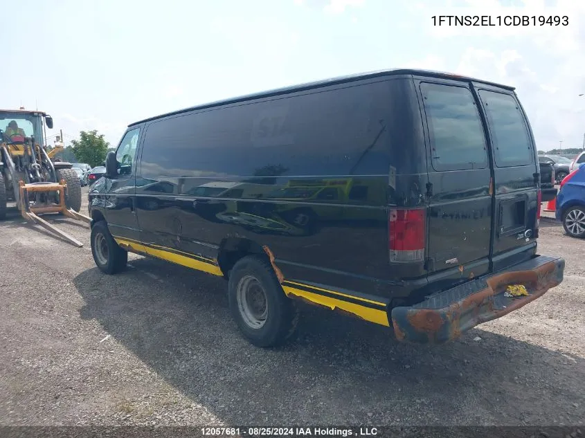 1FTNS2EL1CDB19493 2012 Ford Econoline E250 Van