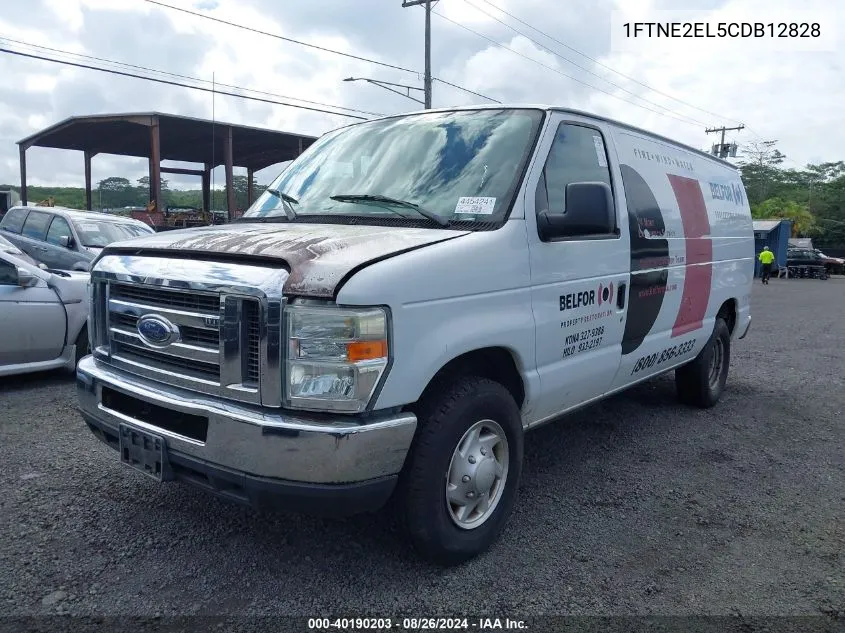 2012 Ford E-250 Commercial VIN: 1FTNE2EL5CDB12828 Lot: 40190203