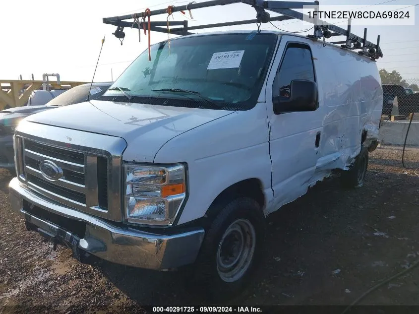 2012 Ford E-250 Commercial VIN: 1FTNE2EW8CDA69824 Lot: 40291725