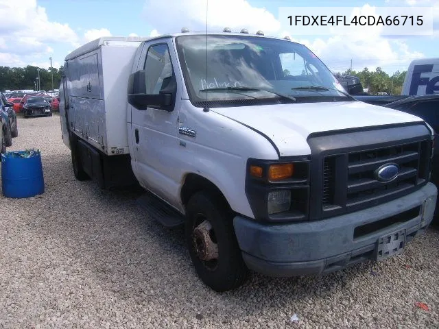 2012 Ford Econoline E450 Super Duty Cutwy Van VIN: 1FDXE4FL4CDA66715 Lot: 40439985