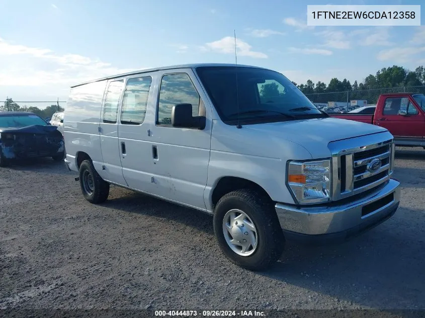 2012 Ford E-250 Commercial VIN: 1FTNE2EW6CDA12358 Lot: 40444873