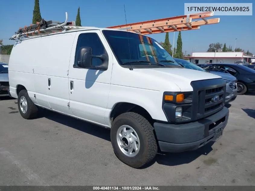 2012 Ford Econoline E250 Van VIN: 1FTNE2EW4CDA59825 Lot: 40481134