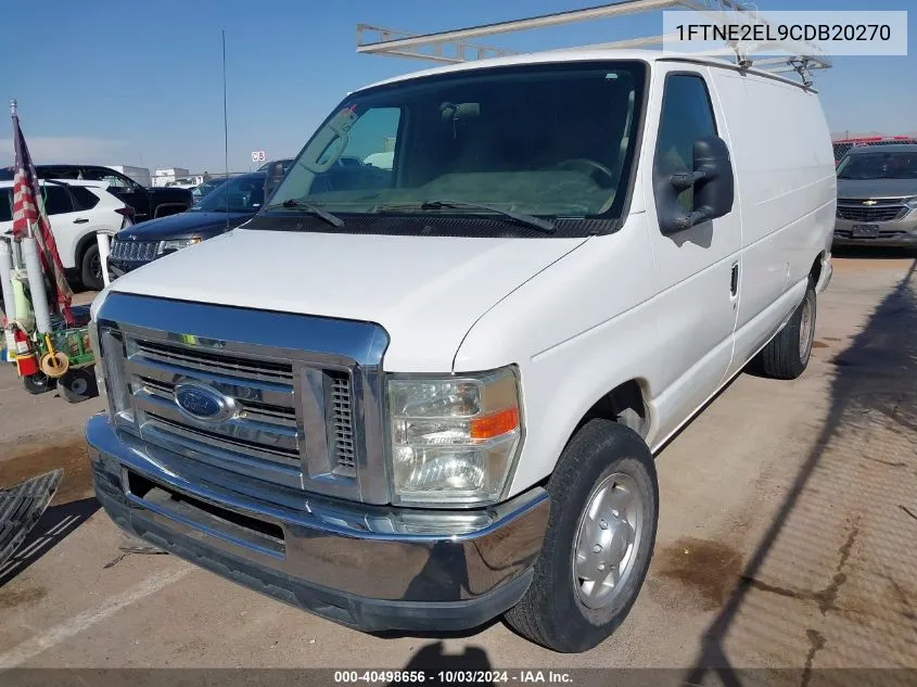 2012 Ford E-250 Commercial VIN: 1FTNE2EL9CDB20270 Lot: 40498656