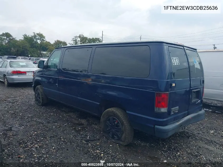 2012 Ford E-250 Commercial VIN: 1FTNE2EW3CDB25636 Lot: 40523588