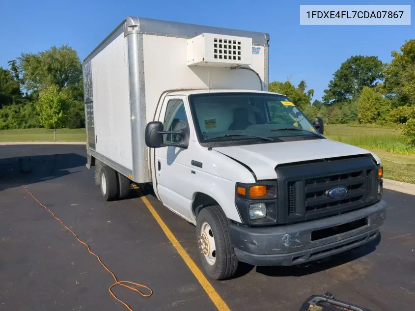 2012 Ford E-450 Cutaway VIN: 1FDXE4FL7CDA07867 Lot: 40527854