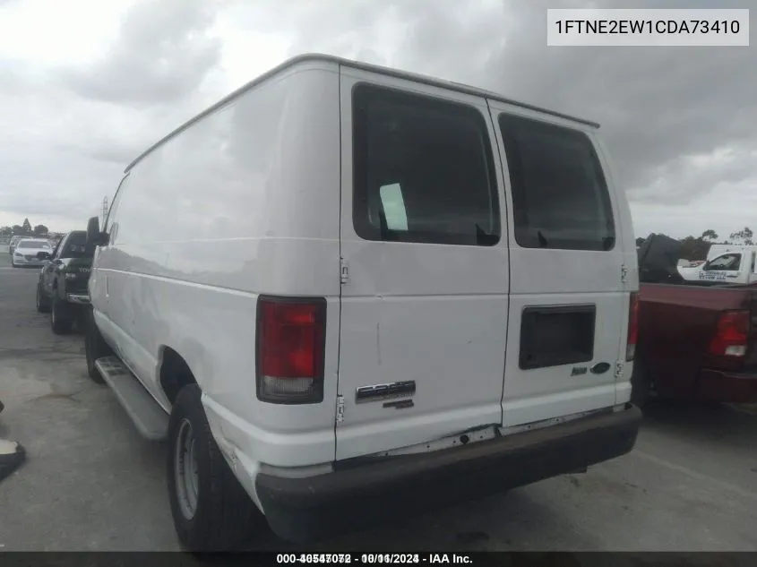 2012 Ford E-250 Commercial VIN: 1FTNE2EW1CDA73410 Lot: 40547072