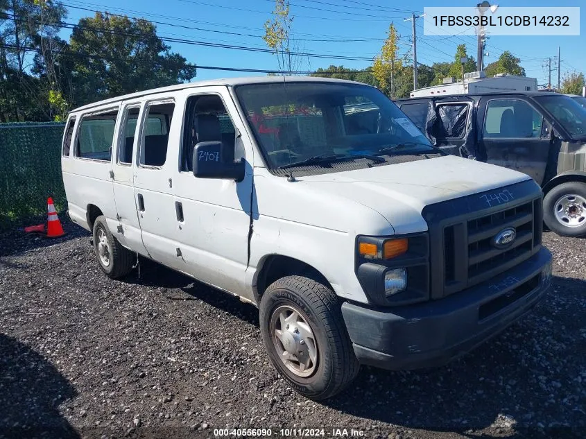 2012 Ford Econoline E350 Super Duty Wagon VIN: 1FBSS3BL1CDB14232 Lot: 40556090