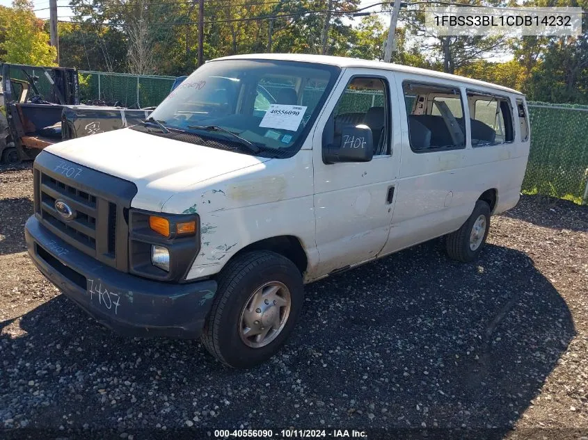 2012 Ford Econoline E350 Super Duty Wagon VIN: 1FBSS3BL1CDB14232 Lot: 40556090