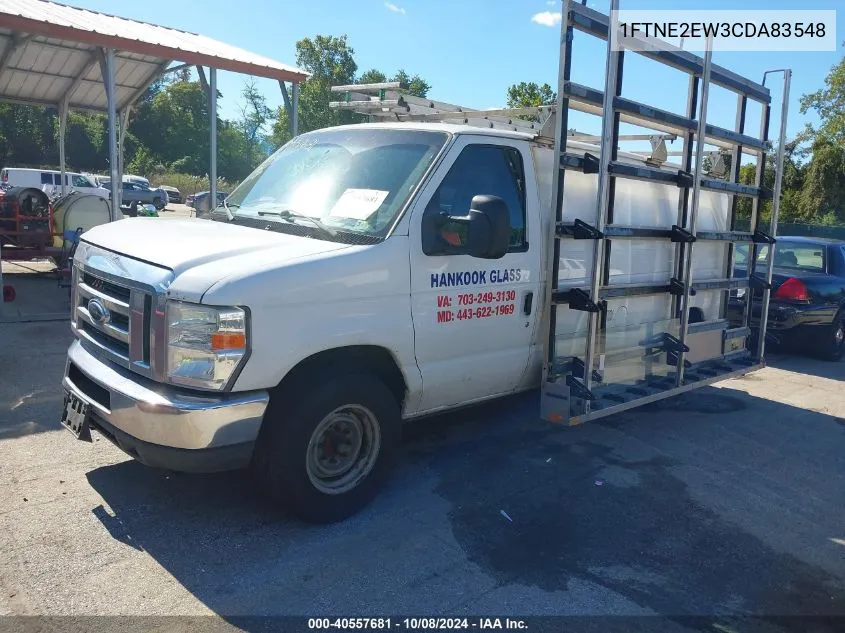 2012 Ford E-250 Commercial VIN: 1FTNE2EW3CDA83548 Lot: 40557681