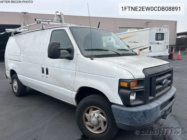 2012 Ford E-250 Commercial VIN: 1FTNE2EW0CDB08891 Lot: 40625863