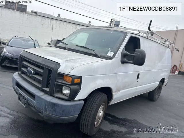 2012 Ford E-250 Commercial VIN: 1FTNE2EW0CDB08891 Lot: 40625863