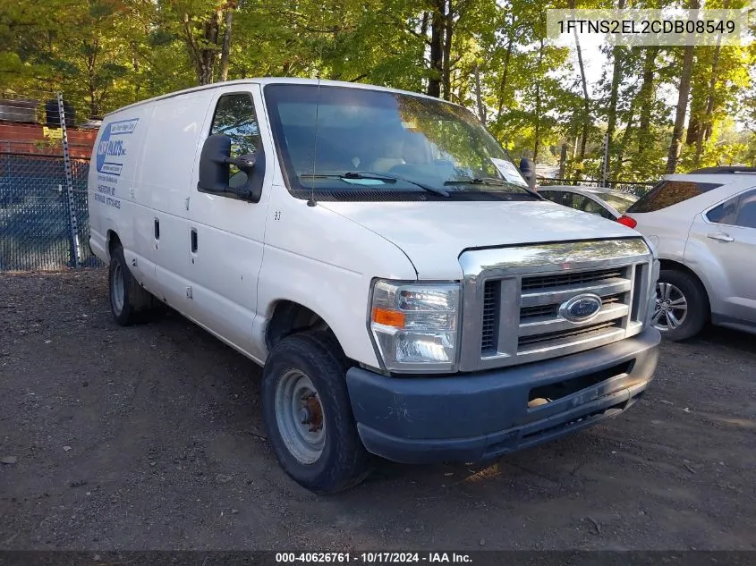 2012 Ford E-250 Commercial VIN: 1FTNS2EL2CDB08549 Lot: 40626761