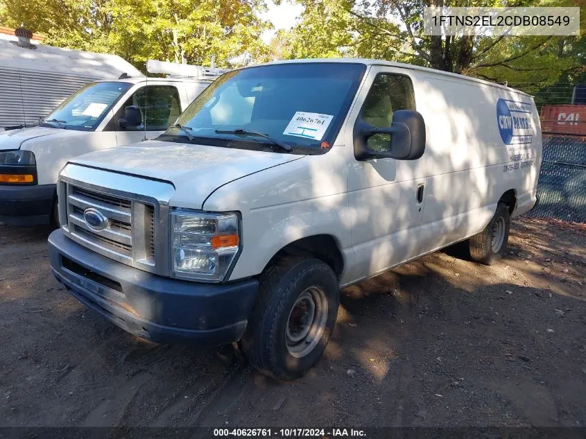 2012 Ford E-250 Commercial VIN: 1FTNS2EL2CDB08549 Lot: 40626761