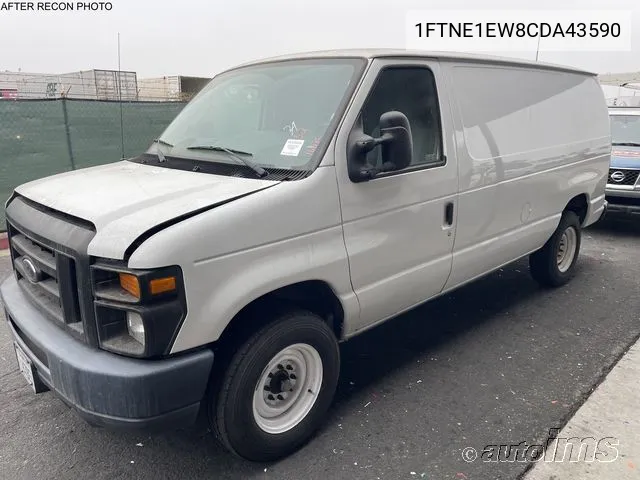 2012 Ford Econoline E150 Van VIN: 1FTNE1EW8CDA43590 Lot: 40638629