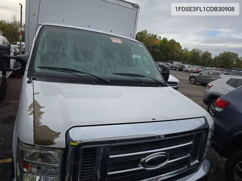 2012 Ford Econoline E350 Super Duty Ctway Van VIN: 1FDSE3FL1CDB30908 Lot: 40660787