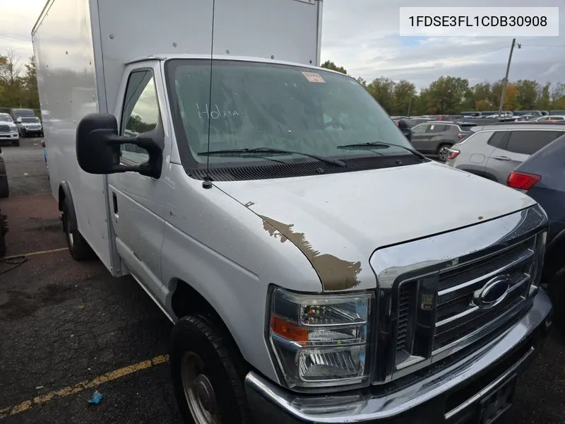 2012 Ford Econoline E350 Super Duty Ctway Van VIN: 1FDSE3FL1CDB30908 Lot: 40660787