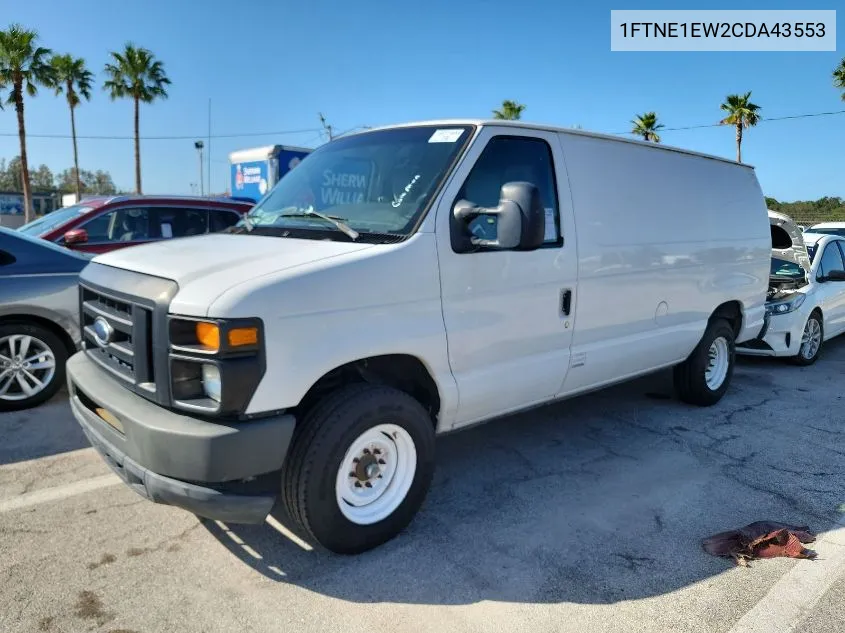 2012 Ford Econoline Commercial VIN: 1FTNE1EW2CDA43553 Lot: 40720900