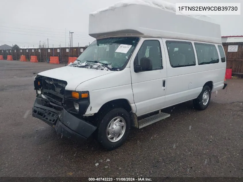 2012 Ford Econoline E250 Van VIN: 1FTNS2EW9CDB39730 Lot: 40743223