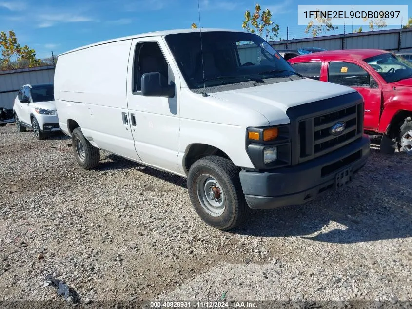 2012 Ford E-250 Commercial VIN: 1FTNE2EL9CDB09897 Lot: 40828931