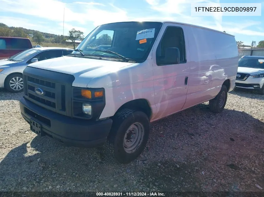 2012 Ford E-250 Commercial VIN: 1FTNE2EL9CDB09897 Lot: 40828931