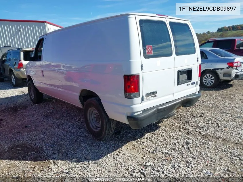 2012 Ford E-250 Commercial VIN: 1FTNE2EL9CDB09897 Lot: 40828931