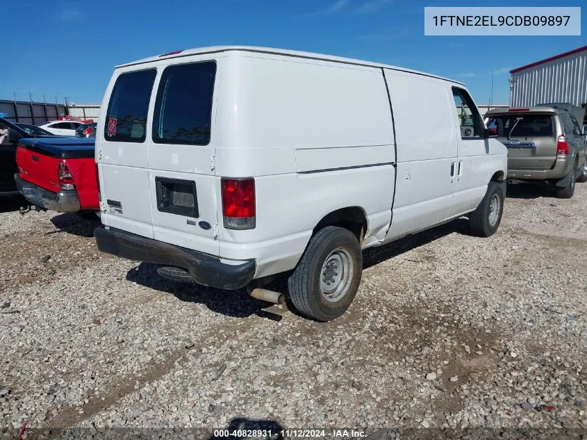 2012 Ford E-250 Commercial VIN: 1FTNE2EL9CDB09897 Lot: 40828931