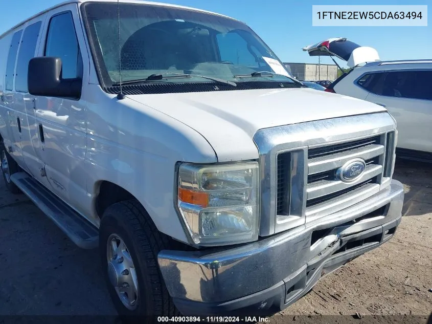 2012 Ford E-250 Commercial VIN: 1FTNE2EW5CDA63494 Lot: 40903894