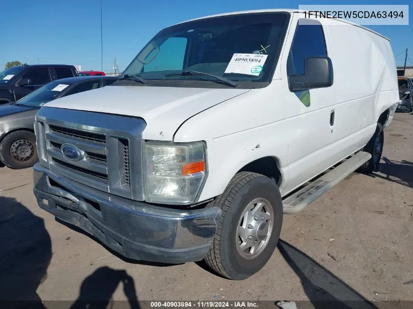 2012 Ford E-250 Commercial VIN: 1FTNE2EW5CDA63494 Lot: 40903894